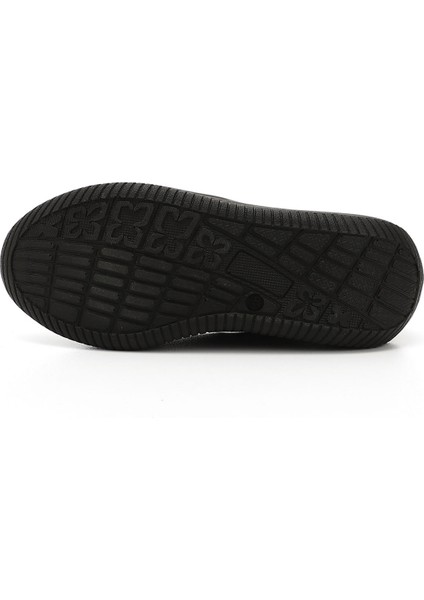 Kadın Siyah Dolgu Taban Hakiki Deri Ayakkabı indirimleri