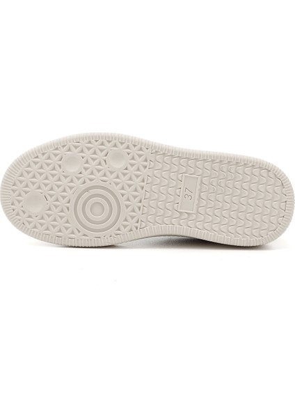 Kadın Vizon Lastik Bağcıklı Dolgu Taban Hakiki Deri Sneaker fırsatları