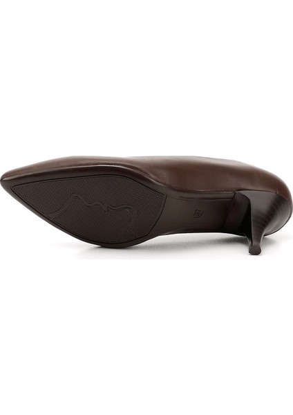 Kadın Kahverengi Sivri Burun Orta İnce Topuklu Stiletto fırsatları