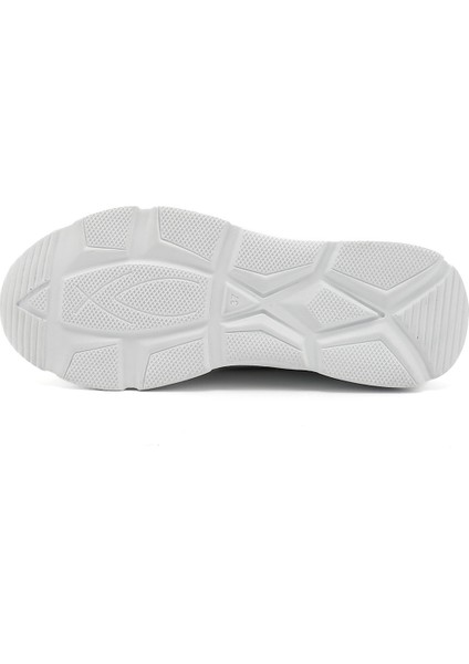 Kadın Beyaz Fermuarlı Dolgu Taban Hakiki Deri Sneaker indirimleri
