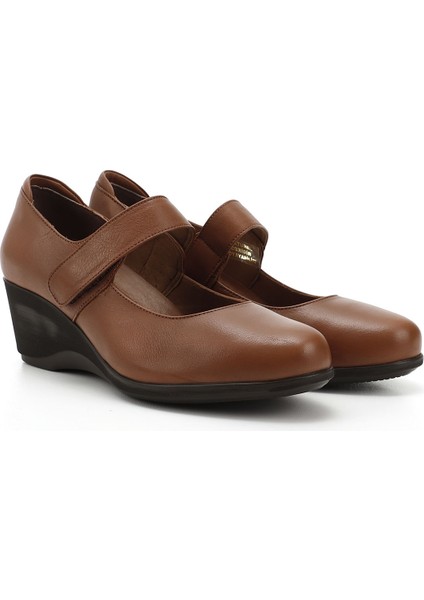 Kadın Taba Antik Dolgu Taban Hakiki Deri Mary Jane Ayakkabı modelleri
