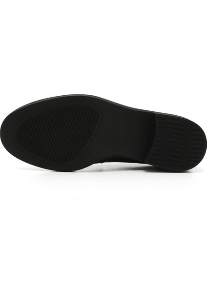 Kadın Siyah Hakiki Deri Loafer Ayakkabı indirimleri