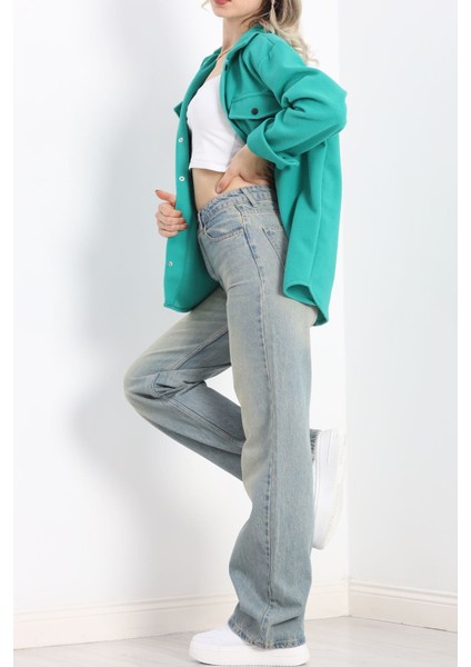 Kaşe Gömlek Yeşil - 20724.1874. fırsatları