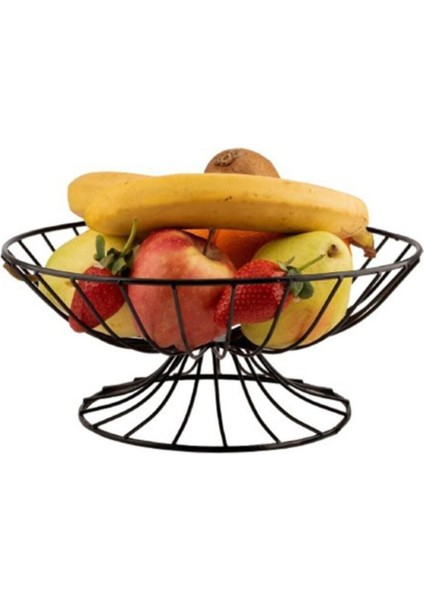 Şık Metal Meyve Sunum Sepeti, Tek Katlı, Modern ve Dayanıklı Tasarım fiyatları