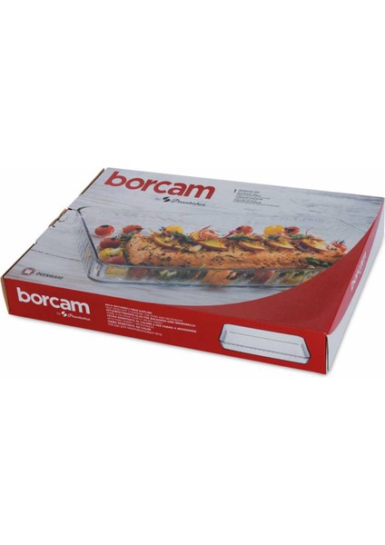 Turuncu Dikdörtgen Fırın Kabı 3800CC, Sağlıklı ve Dayanıklı Pişirme Gereci