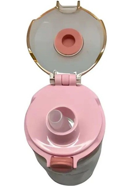 Pembe Çocuk Suluğu 500 ml Pipetli, Kayışlı, Damlatmaz, Sağlıklı ve Hafif Tasarım fiyatları