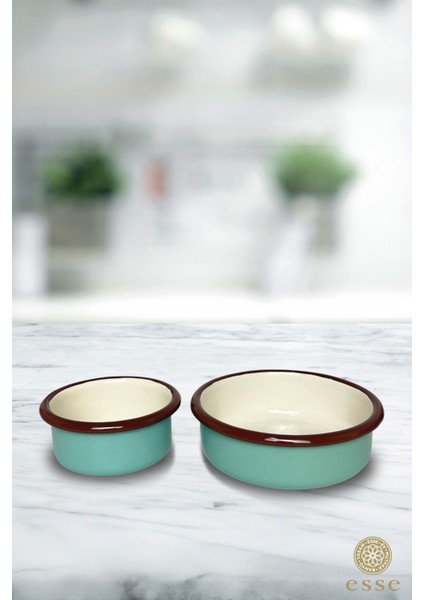 Mavi Emaye Çerezlik Seti, Şık ve Kullanışlı 2'li Ürün fırsatları