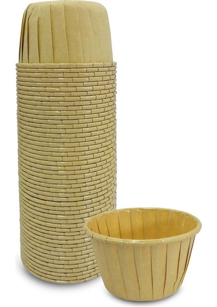 Kraft Kahverengi Muffin Kek Kapsülü, 50'li Paket, 5 Adet Set, Şık ve Kullanışlı. fiyatları