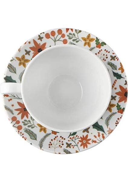 Beyaz 390CC Şık ve Zarif Çay Fincanı, Ruby Whisper Tasarımı modelleri