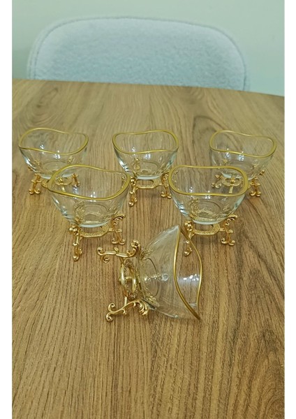 6'lı Lüx Kahve Yanı Çok Amaçlı Mini Kase Seti, Beyaz modelleri