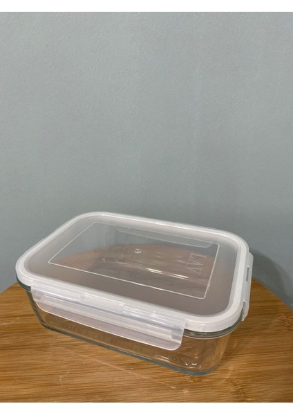 Çok Renkli Büyük Dikdörtgen Cam Saklama Kabı 1200CC, Dayanıklı ve Şık Tasarım fiyatları