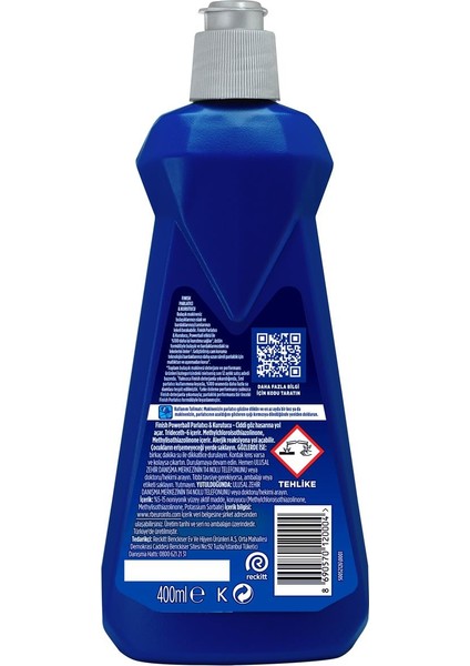 Bulaşık Makinesi Parlatıcı Kokusuz Cam Aşınmasına Karşı Koruma 400 ml indirimleri