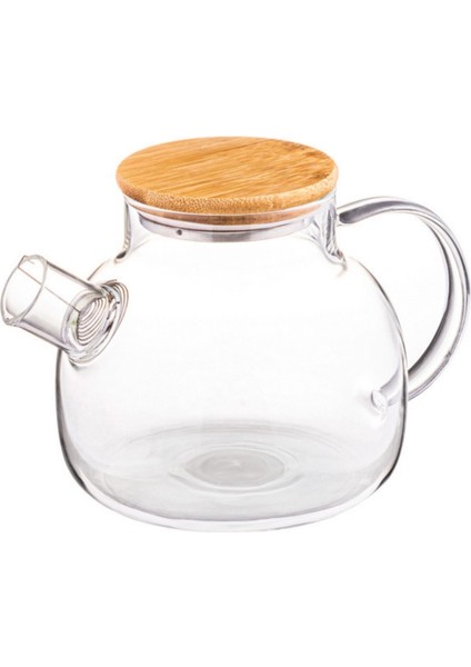 Cam Demlik 1200 Ml, Sağlıklı Çay Demleme Şık ve Dayanıklı Tasarım