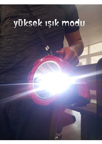 GK6689 Uzun Menzilli 10W LED Projektör El Feneri – 8000MAH Şarjlı modelleri