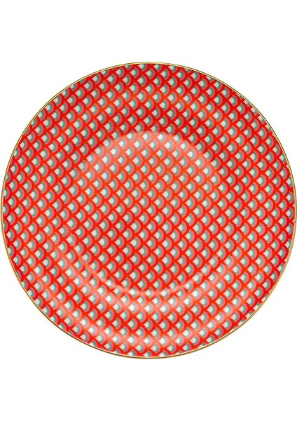 Kırmızı Nar Fine Bone Pasta Tabağı 21 Cm, Şık ve Zarif Tasarım ile Sofralarınıza Güzellik Katın fırsatları