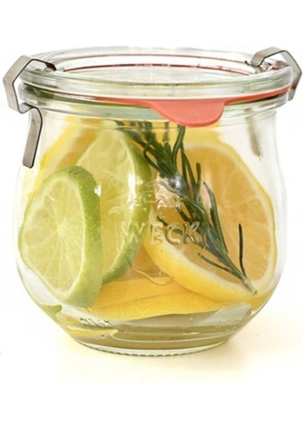 370 ml ve 746 ml Lale Tasarımlı Şık Kavanozlar, Beyaz Renk Seçenekleriyle Kullanıma Hazır