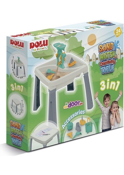 2677 Su Kum Yaratıcılık Masası -Dolu