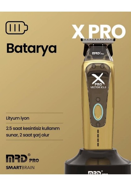 GMT-999 Pro-X 3.0 Profesyonel Sakal Kesme Makinesi Gold fırsatları