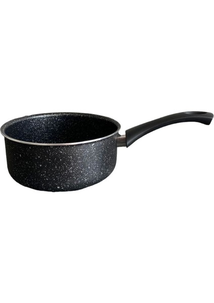 Siyah Granit Sosluk ve Tava 16 Cm, Beyaz, Dayanıklı ve Şık Mutfak Aksesuarı