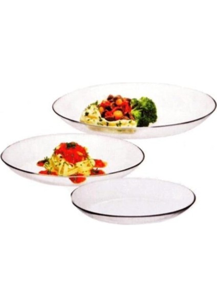 3'lü Cam Kayık Tabak Seti, Şık ve Hafif Sunumlar Için Ideal fiyatları