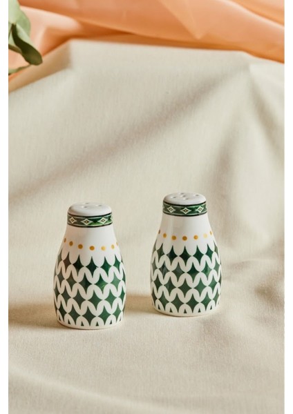 Beyaz Tuzluk ve Biberlik Seti, Şık ve Kullanışlı Mutfak Aksesuarları