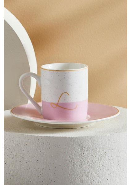 Mor Renkli, 100 Ml, Tek Kişilik Şık Porselen Kahve Fincanı