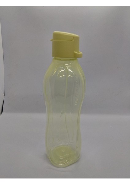 500 ml Doğa Dostu Cam Su Şişesi Bej Renkli, Sağlıklı ve Şık Tasarım