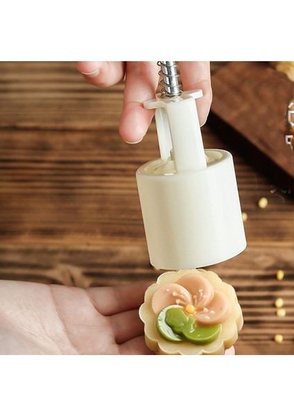 7'li Mooncake ve Kurabiye Kalıp Seti, Beyaz, Keyifli Pişirme Malzemesi modelleri