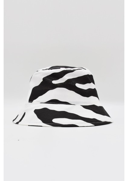 Desenli Kova Balıkçı Şapka Bucket Hat-Beyaz fiyatları