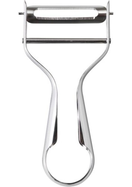 Paslanmaz Çelik Soyacak, Gri, 13CM, Dayanıklı ve Şık Mutfak Gereci