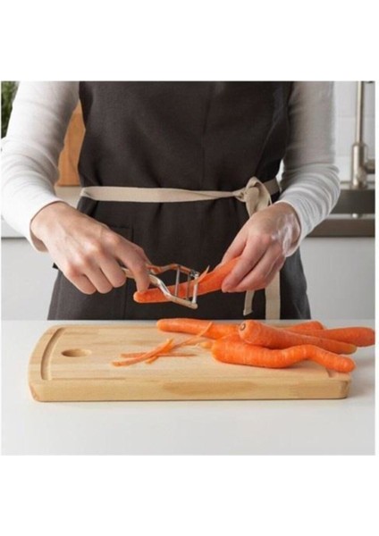 Paslanmaz Çelik Soyacak, Gri, 13CM, Dayanıklı ve Şık Mutfak Gereci fiyatları