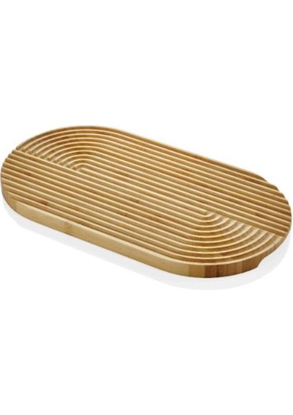 Bambu Servis Sunum Tabakası 34X19 Cm, Doğal Şıklık ve Fonksiyonellik