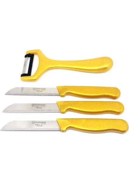 Sarı Meyve ve Sebze Bıçaklı Soyacak, Pratik ve Kullanışlı El Aleti