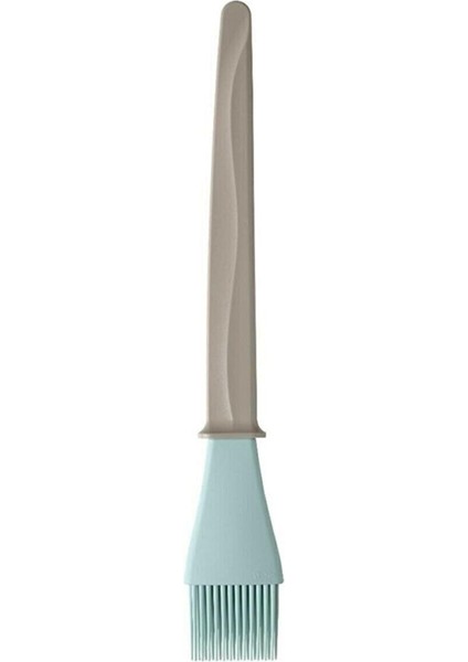 Silikon Spatula ve Pasta Fırçası Seti, Bej ve Mavi, 26 cm modelleri