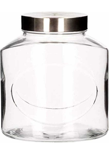 Beyaz Metal Kapaklı Kavanoz, Şık ve Kullanışlı Saklama Çözümü