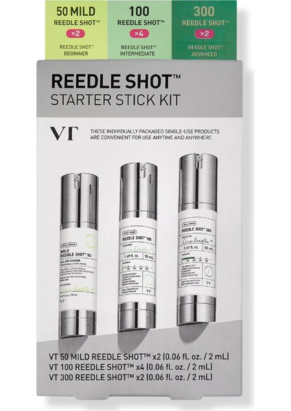 Reedle Shot Starter Stick Kit 3 Aşamalı Cilt Bakım Seti