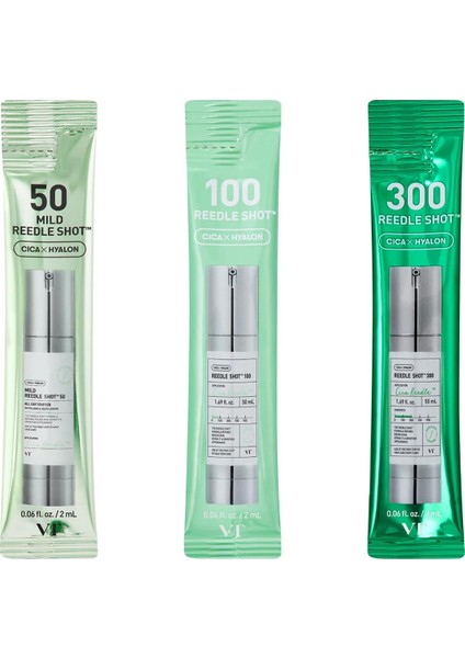 Reedle Shot Starter Stick Kit 3 Aşamalı Cilt Bakım Seti modelleri
