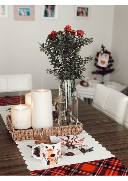 Doğal Hasır Kare Tepsi, 35X35 Cm, Şık ve Fonksiyonel Dekorasyon Parçası