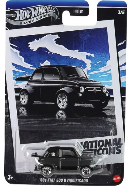 Hot Wheels Silver Series 60S Fiat 500 D Modificado JBY88