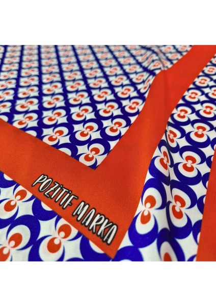 Kırmızı Eşarp Ipeksi Twill Saten Çintemani Desenli 90CMX90CM indirimleri