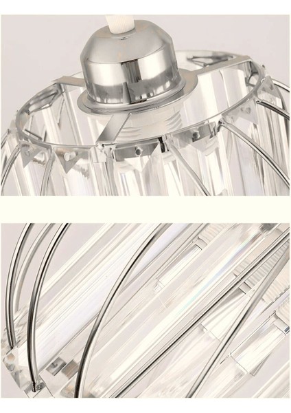 Krom Renk Taşlı Estetik Üçlü Sarkıt Avize, Salon, Mutfak, Yatak Odası, Hol ve Antre Için fiyatları