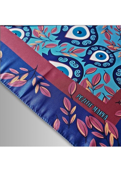 BEREKET KOLEKSİYONU NAR VE NAZAR BONCUĞU DESENLİ EŞARP fırsatları