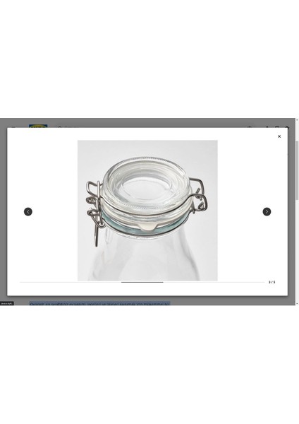 Kapaklı 1 Lt Cam Kavanoz, Kahverengi, Saklama & Dekorasyon Için Uygun fiyatları