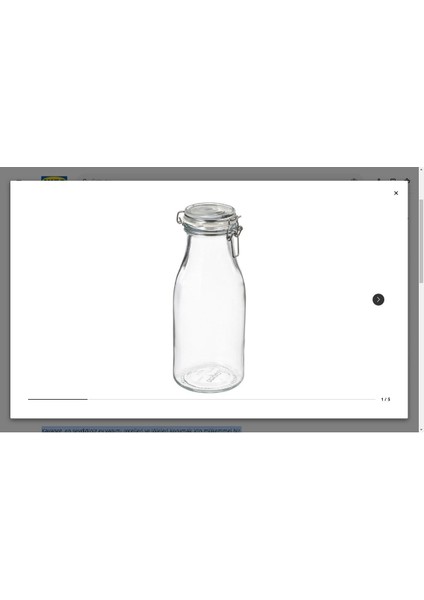 Kapaklı 1 Lt Cam Kavanoz, Kahverengi, Saklama & Dekorasyon Için Uygun indirimleri