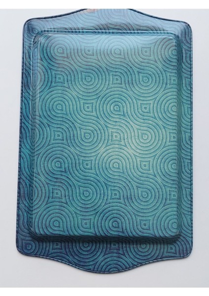 Istanbul Temalı Renkli Metal Tepsi, Küçük Boy, 25X16 cm fırsatları