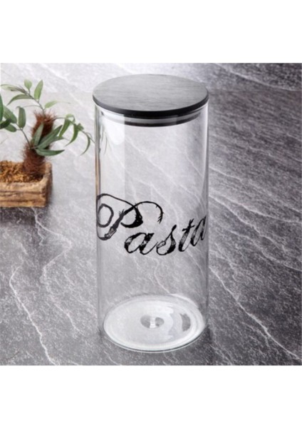 Şık 1800 ml Cam Kavanoz Gri Renkli, Sağlıklı ve Kullanışlı Tasarım