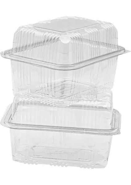 Turuncu, 500 Ml, Kapaklı, Kullan-At Saklama Kabı, 100 Adet, Sızdırmaz, Yüksek Kapak fırsatları