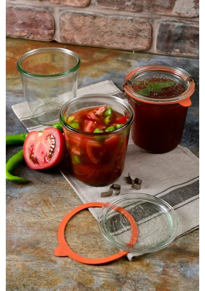 580 ml Cam Saklama Kavanozu, Şık ve Dayanıklı Mutfak Saklama Kabı