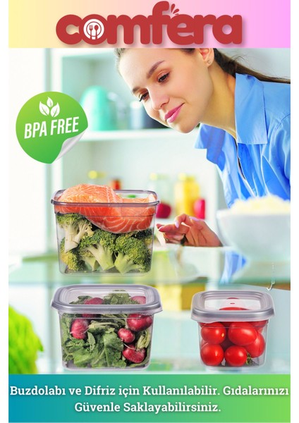 Gri Kare Saklama Kabı Seti 12'li 24 Parça, Erzak ve Bakliyat Için Uygun fırsatları