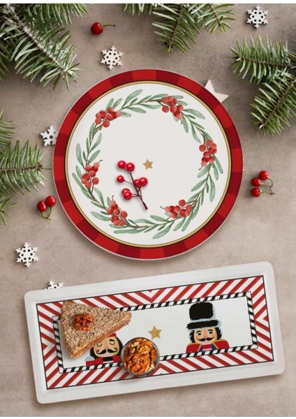 Dikdörtgen Servis Tabağı, 35X16CM, Şık ve Kullanışlı Kırmızı Renkli Tasarım fırsatları